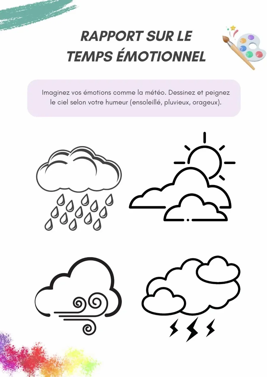 Exemplo real do manual: Clima das emoções
